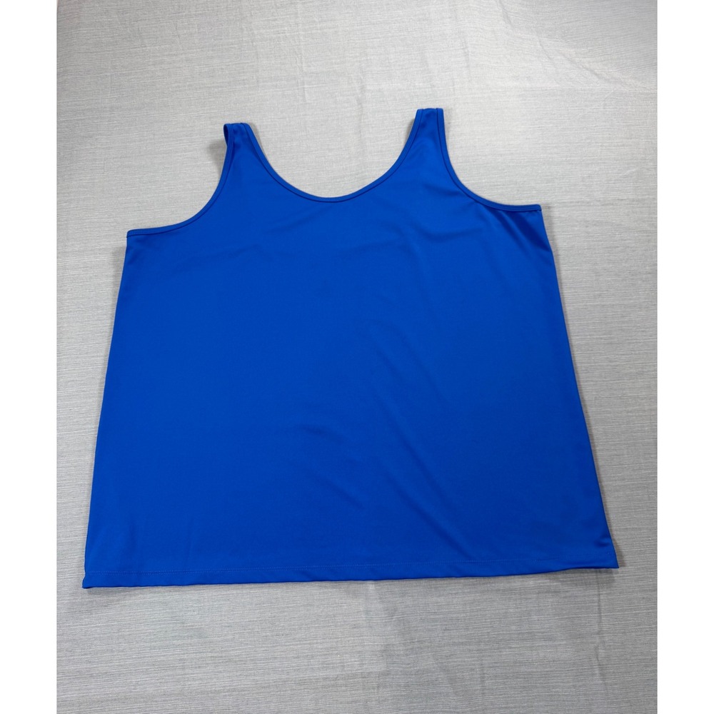 Maggie Barnes Royal Blue Tank Top Camisole Adjustable Straps Plus Size 2X 22/24W